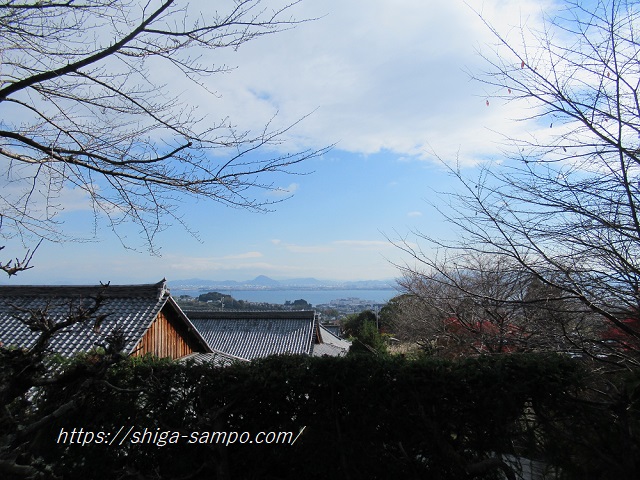 西教寺から見る琵琶湖